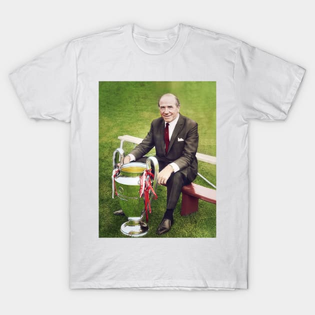 Sir Matt Busby, United Icon T-Shirt by AndythephotoDr